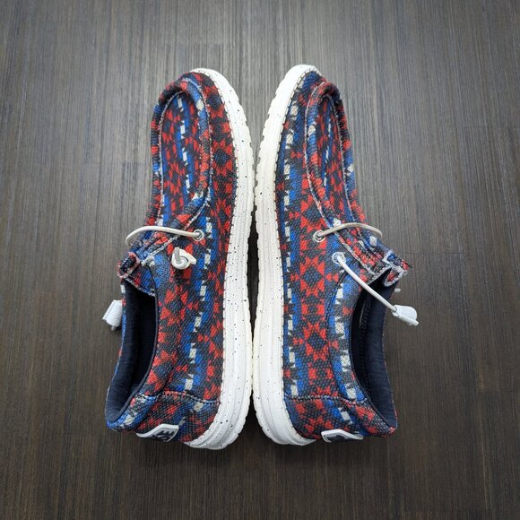 Hey Dude | Wally Sox Capitol Shoe | Unisex | Southwestern/Aztec Print - Picture 3 of 8